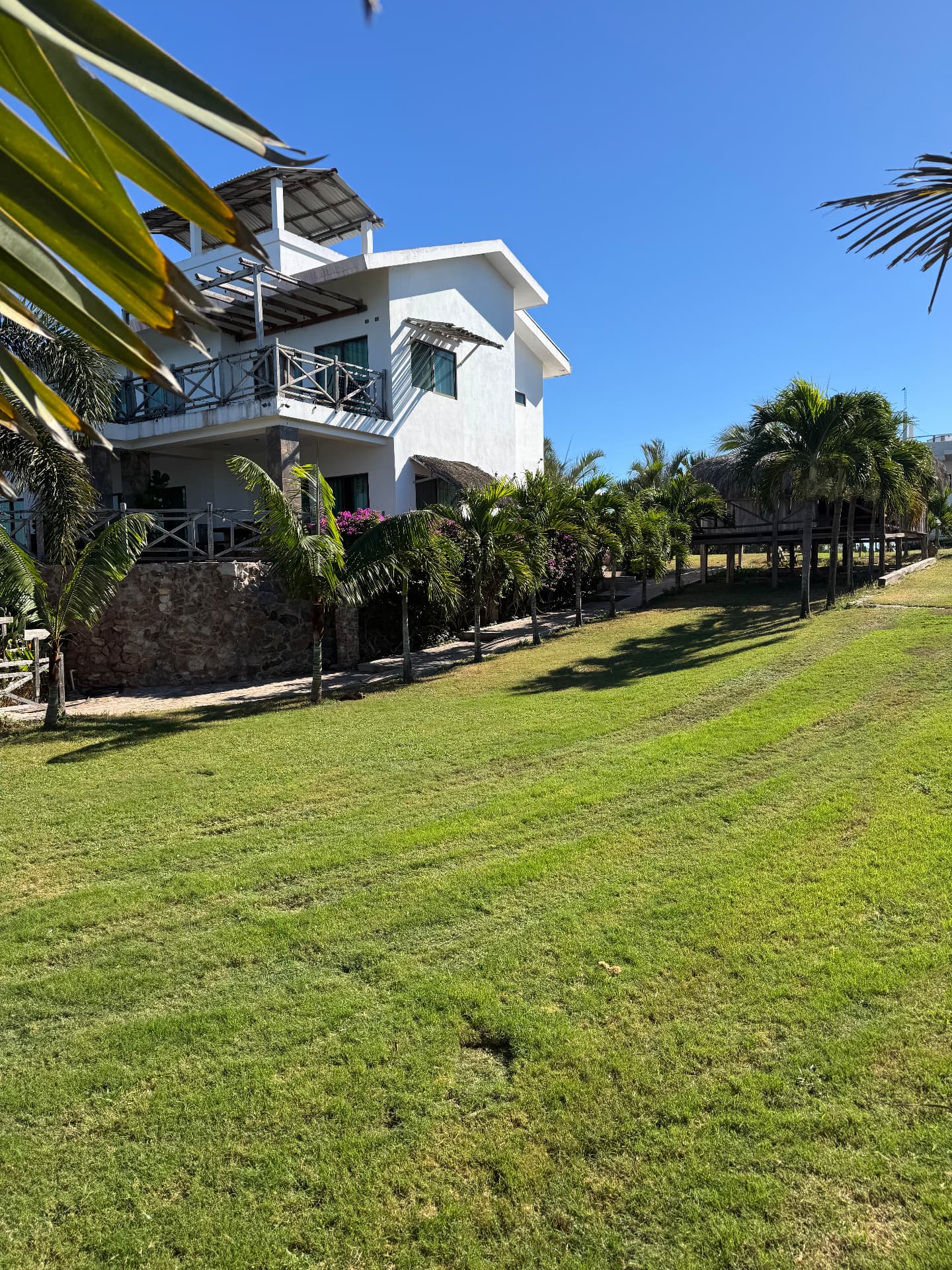 Casa Completa de MarCielo con terrazas y jardín de palmeras